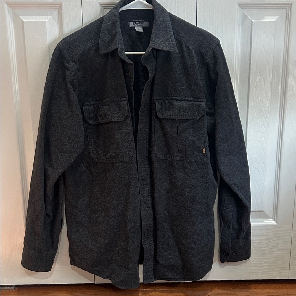 Men's Dark Gray flannel
